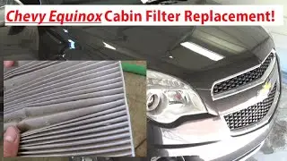 Chevrolet Equinox Cabin Air Filter Replacement 2010-2015 Equinox
