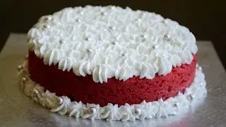 How To Bake Eggless Red Velvet Cake Using Pressure Cooker - No Oven Recipe