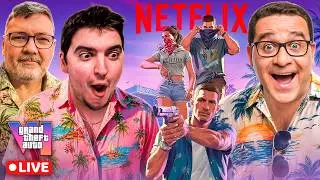 🔴LIVE ➡️ GTA VI NETFLIX TRAILER WATCH PARTY ➡️ JUNTA-TE !!!