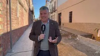 Visita obras calles Ntra  Sra  del Pilar y Santa Gema