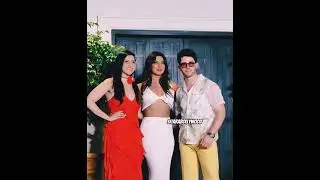 Priyanka Chopra, Mannara and Nick ❤️#youtubeshorts #priyankachopra #nickjonas #mannarachopra #reels