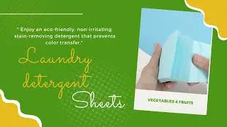 Enjoy an eco friendly, non irritating, stain removing detergent that prevents color transfer