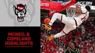NC State's Paul McNeil Jr. & Quadir Copeland Highlights vs. UAB
