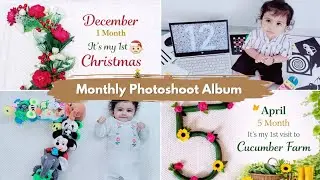 1 to 12 Months Baby Photoshoot Ideas at Home | Simple Monthly Baby Photoshoot Ideas at Home | boy🧿💫😎
