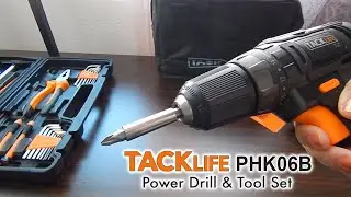 TACKLIFE PHK06B Power Drill & Tool Set ~ Unboxing & Review ~ Tool Haul