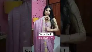 #trending saree Hack 💥You Must Try😱#viral #fashion #hack #shorts