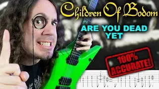 How To REALLY Play The ARE YOU DEAD YET? Solo (w/ Tabs!)