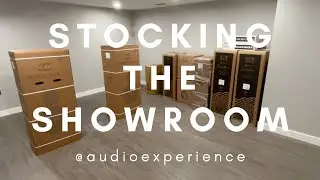 Stocking the Audio Experience Showroom with Hi-Fi Gear From Paradigm, Anthem, and Marantz !