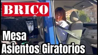 🛠️🚐Como instalar ASIENTOS GIRATORIOS❓ l Montamos Mesa comedor ~🎦Cap#105