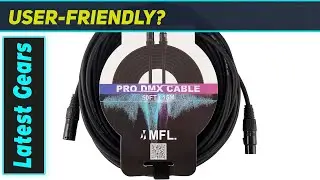 MFL. 50 ft DMX Cable: Reliable Stage Lighting Control