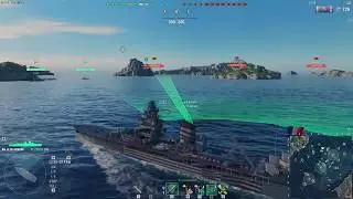 WoWs De Grasse Tier VI Premium French Cruiser Gameplay