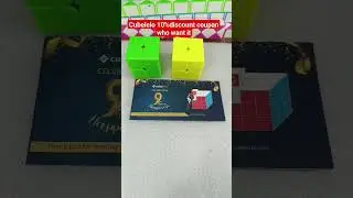cubelelo discount coupan10℅ #cubelelo
