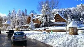 جولة ساحرة مدينة افران الثلوج تزين المدينة جمال 🇲🇦🌨️☃️ 🇲🇦Ifrane morocco