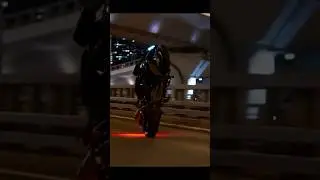 BMW S1000RR in night Moscow #bmws1000rr #s1000rr #bmw #bike #stunt #moscow #russia #stuntrider
