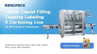 How to Automate Liquid Packaging from Filling to Cartoning? (Full Line Demo)