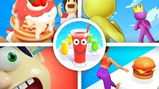 Pancake Run - Giant Rush - Juice Run - Ear Cleaner - Twerk Race 3D | weegame7