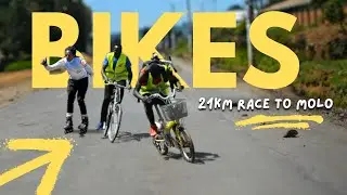 Against All Odds: 21KM Bikes & Skates Journey to Molo 🚴⛸️ | Road Struggles & Triumphs!