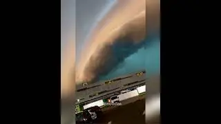 Captan aterradora nube 🌩 en el aeropuerto 🛫 de Ezeiza, Argentina 🇦🇷