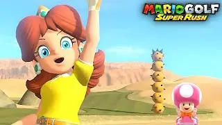 Mario Golf Super Rush Daisy Solo Balmy Dunes All 18 Holes