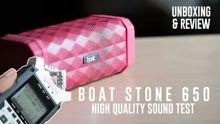 Boat stone 650 Bluetooth Speaker Sound test and Review