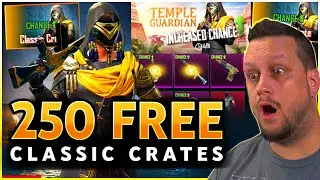 OPENING 250 FREE CLASSIC CRATES in 90FPS 😂