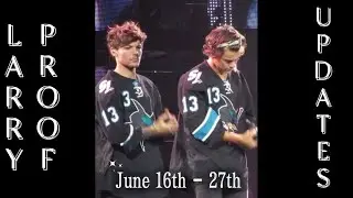 Larry Proof/Updates July 16th-30th #larrystylinson #louistomlinson #harrystyles #1d #onedirection