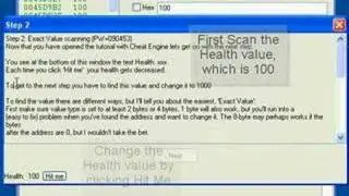 Cheat Engine Tutorial Step 2