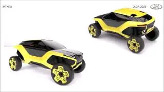 Lada X-ray 2025 concept by Vladislav Evdakov, Stroganov Academy 2016