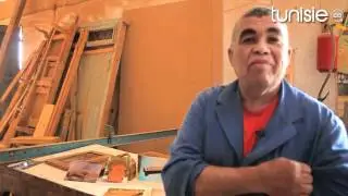 Artisanat du bois de palmier à Nefta (Tunisie)