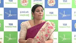 LIVE🔴: YSRCP MLC Smt Varudu Kalyani press meet from party office in Vizag