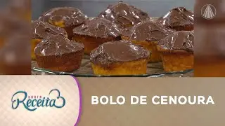 Bolo de Cenoura do chef Léo Roncon super simples e fácil