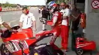 Casey Stoner MotoGP - Brno test day after 2007 race (20 Aug)