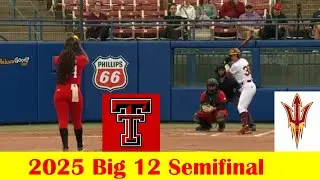 Arizona State vs Texas Tech Softball Game Highlights, 2025 Big 12 Semifinal