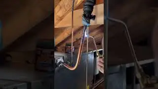 Copper brazing with solderweld 15% round rod #hvac