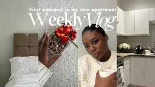 WEEKLY VLOG: apartment updates + new bed, living alone diaries