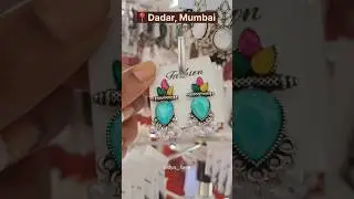 Buy any earrings for Rs.30 only | Dadar Street Shopping Market in Mumbai #dadar #earrings