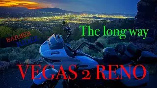 Vegas to Reno Nevada on the Harley Davidson Road Glide.