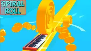 Spiral Roll !  All levels Gameplay with Piano ( Level 89-94)  android, ios