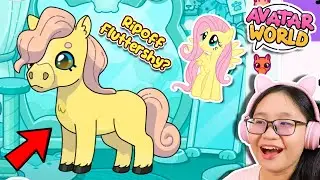 I made Fluttershy in Avatar World! - Avatar World Horse Maker Update