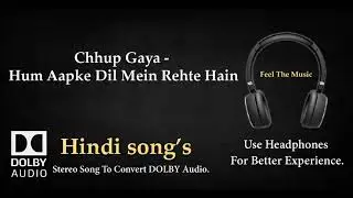 Chhup Gaya  -  Hum Aapke Dil Mein Rehte Hain - Dolby audio song