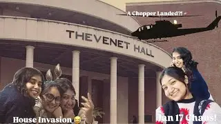 The Day a CHOPPER Landed in Our College?! | College Chaos Vlog ft. Istuti