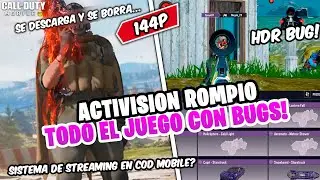 ACTIVISION YOU BUGGED ALL OF COD MOBILE WITH YOUR UPDATE! ☠️HDR, CHARACTERS, EVERYTHING'S WRONG |...