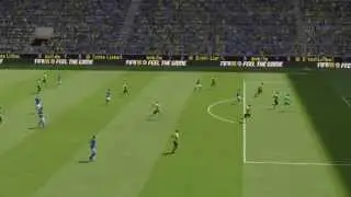 FIFA 15 ll Incredible 40 Yard Goal by Diego Godin