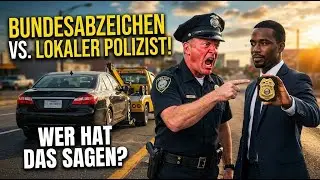 Rassistischer Polizist versucht, das Auto eines Mannes abzuschleppen —es ist ein Regierungsfahrzeug.