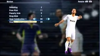 Ronaldo Celebrations in PES 2012