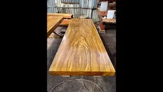 Bàn Ăn Lim Vàng Giá 20tr | Sơn Sập Gỗ