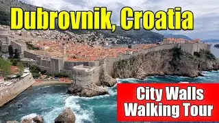 Dubrovnik City Walls Walking Tour Croatia Fort Lovrijenac Game Of Thrones Adriatic Sea