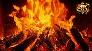 Cozy Fireplace Night with Piano Music for Sleep, Study, Relaxing Background and Calm Focus