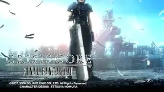 Final Fantasy VII Crisis Core title screen extended