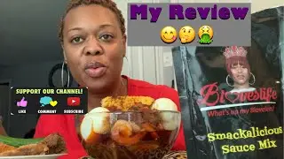 Trying Beloves smackalious sauce